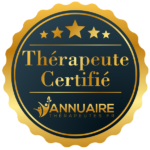 badge de de thérapeuthe certifiée obtenu par Kimiko Watanabe
